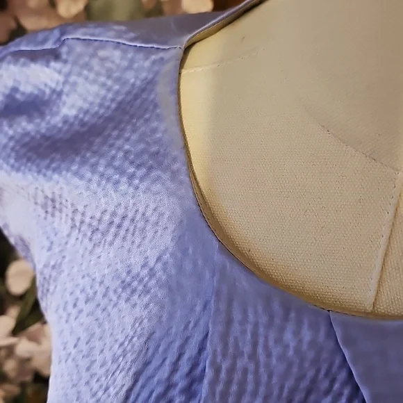 Poleci 100%silk Lavender Top - Picture 10 of 12